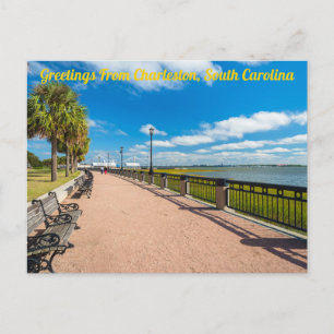 Tarjeta Postal de Saludos desde Charleston, Caroli