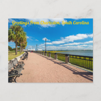 Tarjeta Postal de Saludos desde Charleston, Caroli