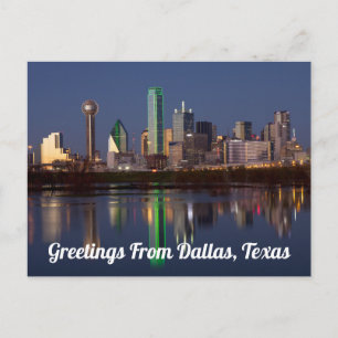 Tarjeta Postal de Saludos desde Dallas, Texas