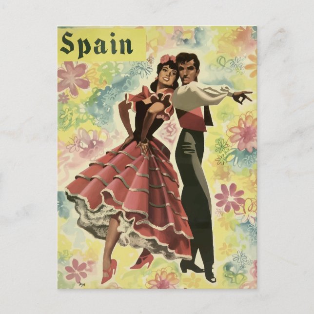 Tarjeta Postal de Saludos Desde España (Anverso)