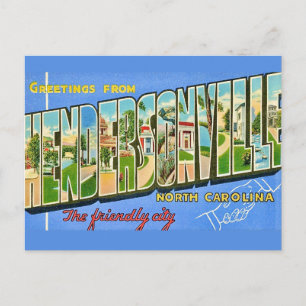 Tarjeta Postal de Saludos desde Hendersonville NC