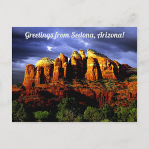 Tarjeta Postal de Saludos Desde Sedona, Arizona