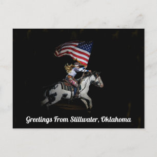 Tarjeta postal de saludos desde Stillwater, Oklaho