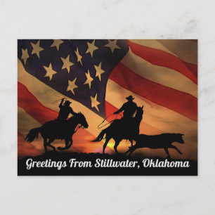 Tarjeta Postal de Saludos desde Stillwater, Oklaho
