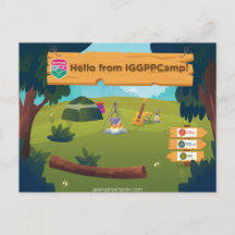 Tarjeta postal de saludos IGGPPCamp