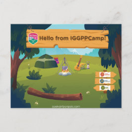 Tarjeta postal de saludos IGGPPCamp