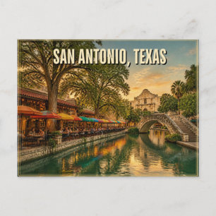Tarjeta postal de San Antonio Texas
