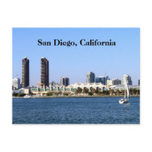Tarjeta postal de San Diego | Vista de bahía