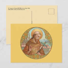 Tarjeta postal de San Francisco de Asís (BK 002)