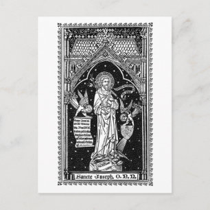 Tarjeta postal de San José, Patrono de la Iglesia