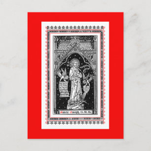 Tarjeta postal de San José, Patrono de la Iglesia