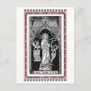 Tarjeta postal de San José, Patrono de la Iglesia