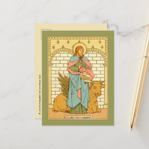 Tarjeta postal de San Lucas el Evangelista (RLS 08