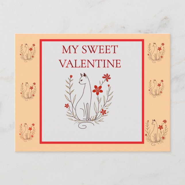 Tarjeta postal de San Valentín (Anverso)