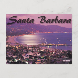 Tarjeta postal de Santa Barbara California