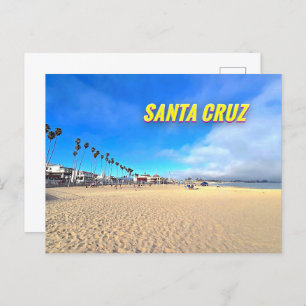 Tarjeta postal de Santa Cruz Beach Boardwalk Calif