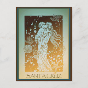 Tarjeta postal de Santa Cruz California