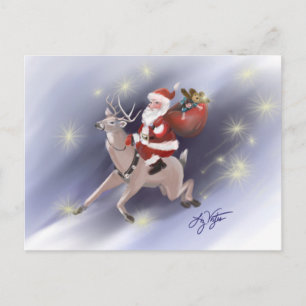 Tarjeta postal de Santa Delivers