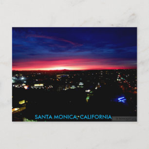 TARJETA POSTAL DE SANTA MONICA SUNRISE #1