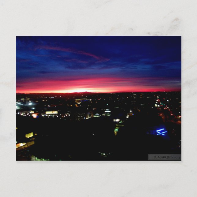 TARJETA POSTAL DE SANTA MONICA SUNRISE #1 (Anverso)