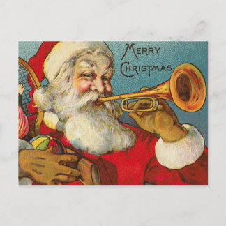 Tarjeta postal de Santa Navidades Vintage