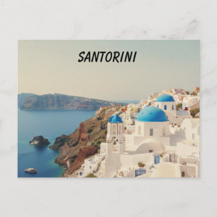 Tarjeta postal de Santorini