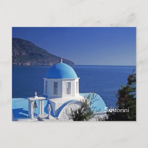 Tarjeta postal de Santorini Grecia