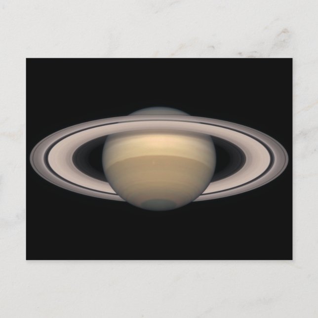 Tarjeta postal de Saturno 1999 regalo de ciencia y (Anverso)