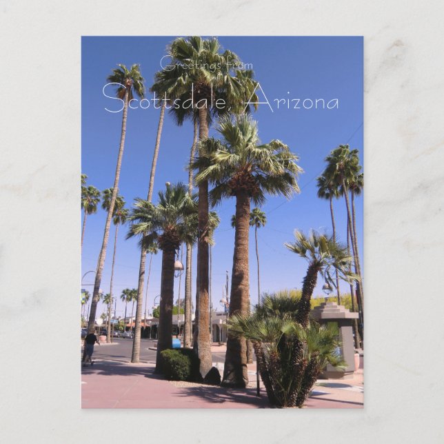 Tarjeta postal de Scottsdale, Arizona (Anverso)
