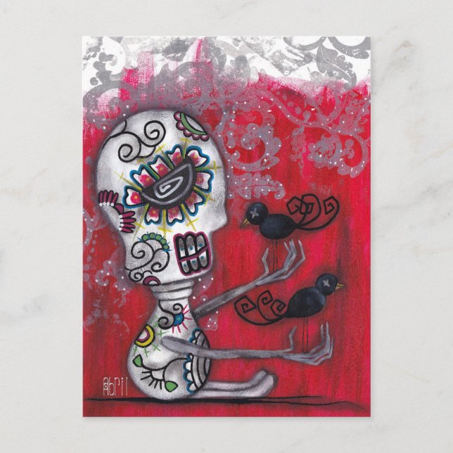 Tarjeta postal de secretos de filas (Anverso)