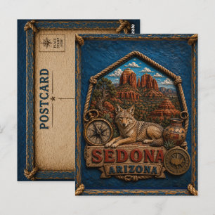 Tarjeta postal de Sedona Arizona Viajes Antiguos