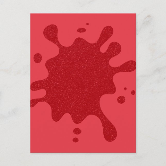 Tarjeta Postal de Semi-Barniz Rojo-Tomate – Person (Anverso)