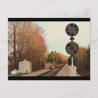 TARJETA POSTAL DE SEÑALES NORFOLK Y OCCIDENTAL