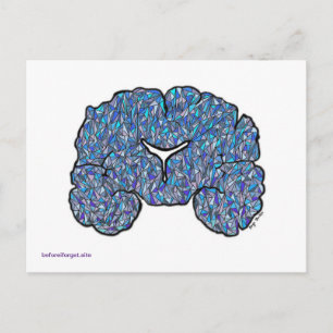 Tarjeta postal de sensibilización de Alzheimer - A
