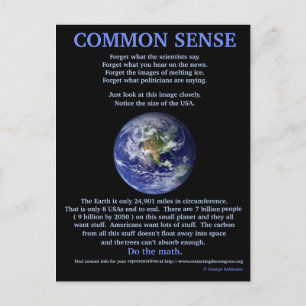 Tarjeta Postal de Sentido Común