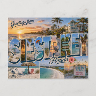 Tarjeta postal de Siesta Key, Florida