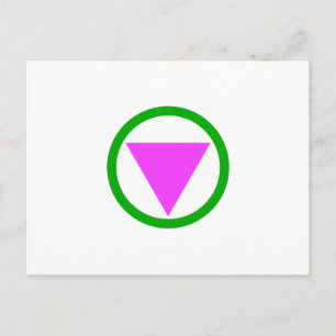 Tarjeta postal de símbolo de aliado directo