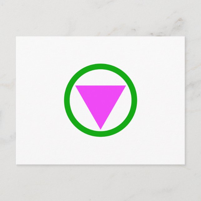 Tarjeta postal de símbolo de aliado directo (Anverso)