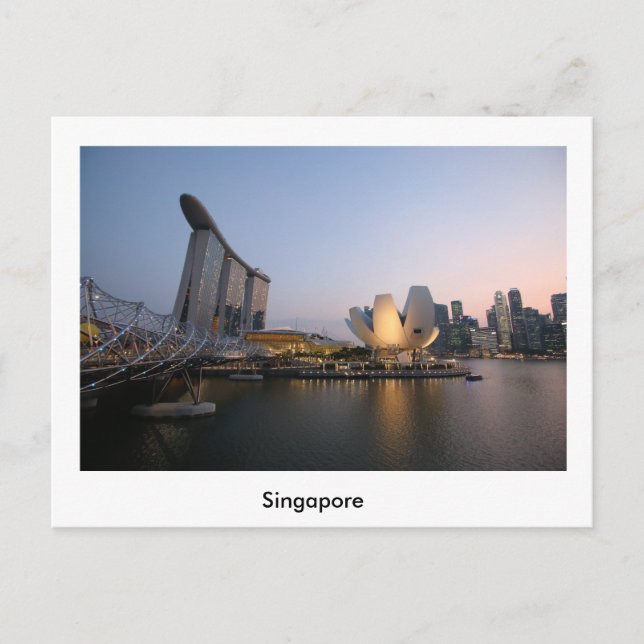 Tarjeta postal de Singapur (Anverso)