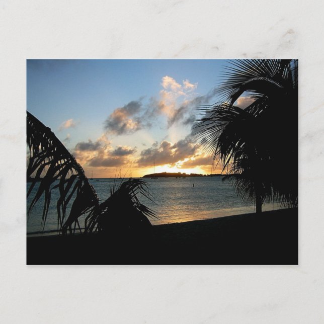 Tarjeta postal de Sint Maarten (Anverso)
