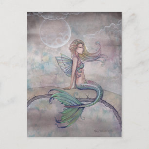 Tarjeta Postal de Sirena de Aurora