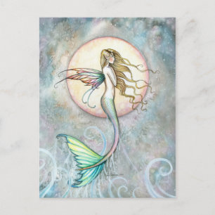 Tarjeta postal de sirena de Molly Harrison