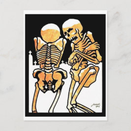 Tarjeta postal de Skeletons Fríos