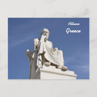 Tarjeta postal de Sócrates Grecia