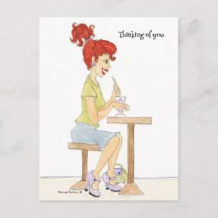 Tarjeta postal de Soda Girl