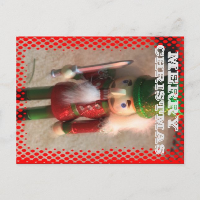 Tarjeta postal de soldado de navidades (Anverso)