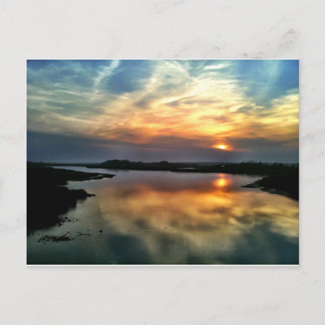 Tarjeta postal de sonido de vela superior (Anverso)