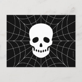 Tarjeta postal de Spiderweb Skull
