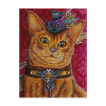 tarjeta postal de "Sr. Meowington"