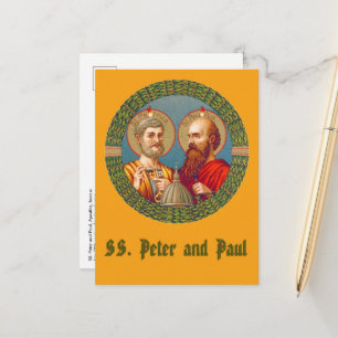 Tarjeta postal de SS. Pedro y Pablo, Apóstoles (JM
